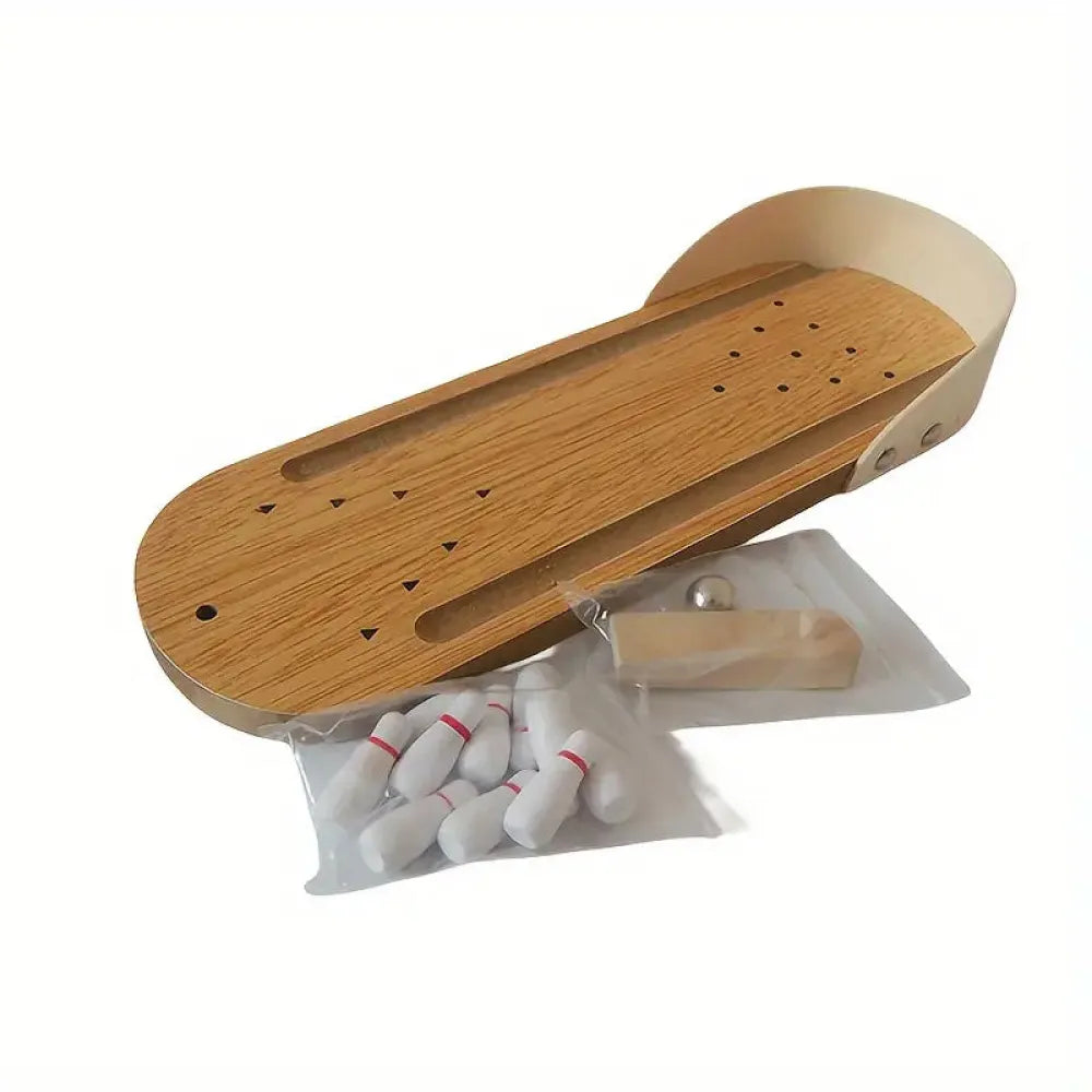 Vibe Geeks Interactive Toy Mini Bowling Set Tabletop Game